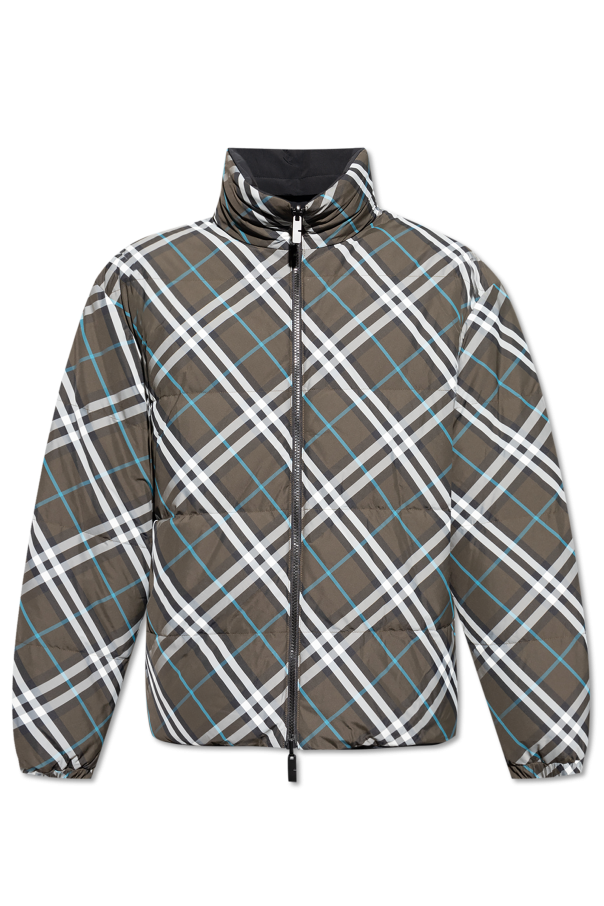 Burberry plaid jacket mens best sale